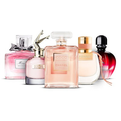 Combination of 5 women's Fragrance