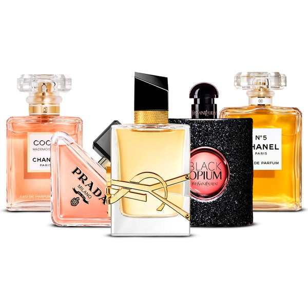 Combination of 5 women's Fragrance
