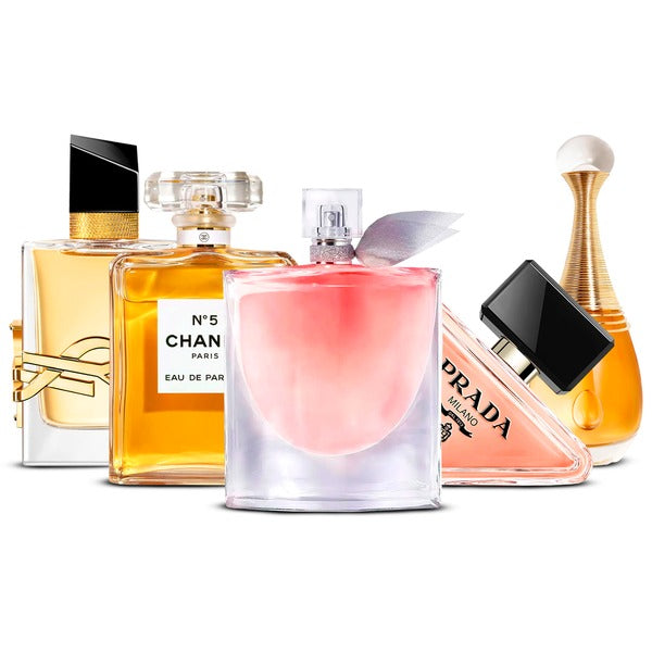 Combination of 5 women's Fragrance